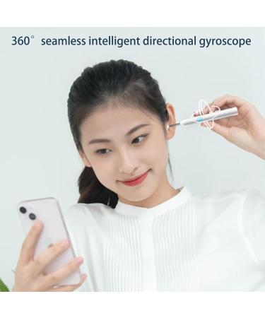 htigers Ear Wax Removal Tool 2000W Camera Ear Cleaner with Camera LED Lights for Safe Earwax Removal 1080P Otoscope 16 Ear Cleaning Tools Ear Cleaning for iPhone & Android Phones(White) - Buy Online on GoSupps.com