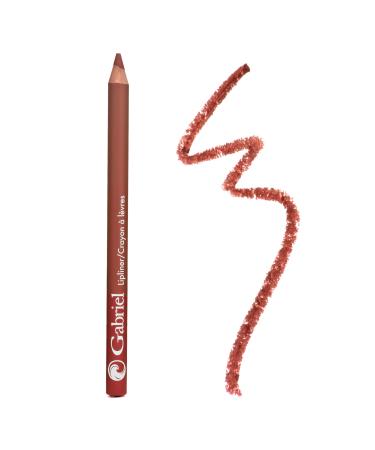 Gabriel Cosmetics Classic Lip Liner (Mahogany - Sienna Brown/Warm)  Classic Lipliner  Natural  Paraben Free  Vegan  Gluten-free Cruelty-free  Non GMO  long lasting  Infused with Jojoba Seed Oil and Aloe  0.04 Oz.. - Buy Online on GoSupps.com