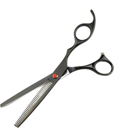 LILYS PET Professional Titanium Coated Dog Grooming Scissors Set 7.0 Black - Buy Online on GoSupps.com