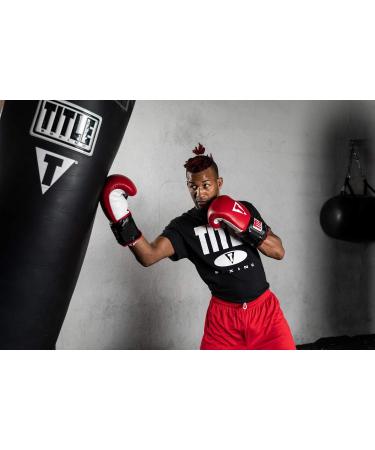 Title Boxing Classic Power Weighted Bag Gloves - Red/Black - Buy Online on GoSupps.com