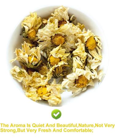 PlantGift White Chrysanthemum Bud 30G/1oz HangZhou Chrysanthemum Flower Tea Chinese Herbel Tea Flower Tea - Buy Online on GoSupps.com