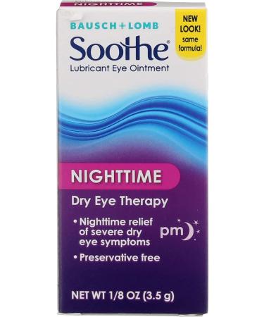 Bausch + Lomb Soothe Lubricant Eye Ointment Night Time 0.13 oz - Pack of 6 | Moisturizing Eye Care Solution - Buy Online on GoSupps.com