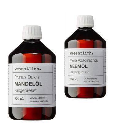 100% Pure Almond Oil 500ml - Natural Skin & Hair Care | Essential Base Oil - Buy Online on GoSupps.com