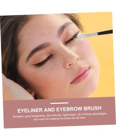 Mikinona 6pcs Eyeliner Makeup Brush Makeup Cream Brush Eye Makeup Brush Eye Tool Brush Rayon Wooden Handle - Buy Online on GoSupps.com