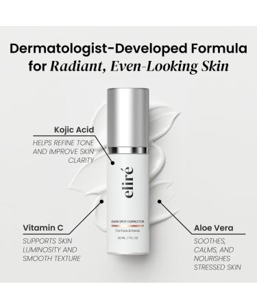 Elir Radiance & Renewal Serum with Hyaluronic Acid Vitamin C & Kojic Acid Hydrating Anti-Aging Formula for Smooth Even-Looking Skin Tone & Texture 30ml - Buy Online on GoSupps.com