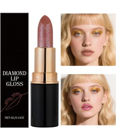  CGACCSD Glitter Lip Gloss Long-Lasting Waterproof Makeup Glossy Lipstick - For Women Girls Wives Friends Daily Use Travel Dates Work - Buy Online on GoSupps.com