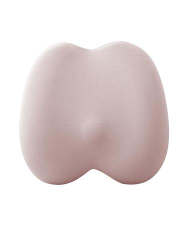 Back Rest for Car Breathable Car Lumbar Support for Driving Seat | Ergonomic Summer Waist Protection Soft Sponge Car Waist Pad Pink