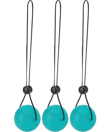 3 Pack Silicone Hand Grip Ball - Finger Massager Stress Relief & Fitness Training (Green 35 Degrees) - Buy Online on GoSupps.com