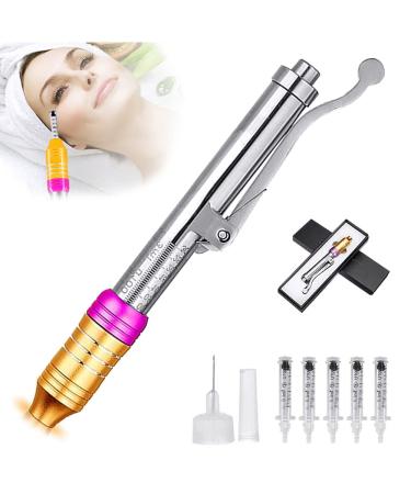 Hyaluron Abbey High pressure Non-invasive hyaluronic acid injection poison 0.3 ml anti-fold lip injections water mesotherapy pistols with 5 ampoule head