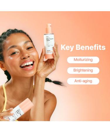 Hanskin Vitamin C Glow Trio Vitamin C Powder Cleanser Glow Capsule Lotion & Sheet Mask | 3-Step Korean Skincare Set for Radiant Revitalized & Healthy-Looking Skin | Hydration K-Beauty Gift - Buy Online on GoSupps.com