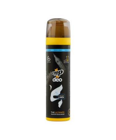 Crep Protect Shoe Deodorizer Spray - Shoe Smell Eliminator Delivers 24-Hour Odor Protection Residue-Free Formula for All Sneakers Refreshing Scent (Fresh Linen 150ml)