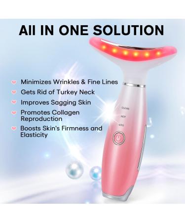 LATME Facial Massager - 3 Mode Neck & Face Massager with Heat | Portable Beauty Tool for Women's Skincare & Gift - Buy Online on GoSupps.com