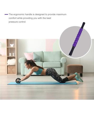 Deep Tissue Massage Roller Stick for Legs & Back - Violet Muscle Roller for Pain Relief - Buy Online on GoSupps.com