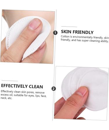 Angoily Reusable Cotton Face Cleaning Pads - Round Exfoliating Makeup Remover Puffs | Eco-Friendly Pure Cotton Wipes for Women - Buy Online on GoSupps.com