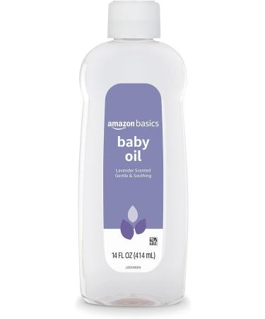 Amazon Basics Baby Oil Lavender Scented 14 Fl Oz 4-Pack - 4-Pack (Previously Solimo) - 56 Fl Oz Total - Buy Online on GoSupps.com