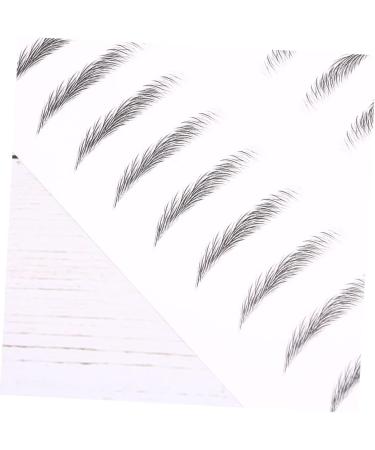 FRCOLOR 2 Pairs Waterproof Makeup Stickers Waterproof Artificial Eyebrow Template Cosmetic 4d Makeup Tools - Buy Online on GoSupps.com