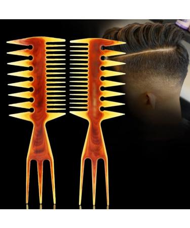 BbteK Combing Brush for Men and Women Hair Comb Double-sided Comb Texture Shape Suitable for Large-back Wide-tooth Comb Tip-tail Flat Comb Household Items for Men and Women Barber Comb Comb for Curly A1pc - Buy Online on GoSupps.com