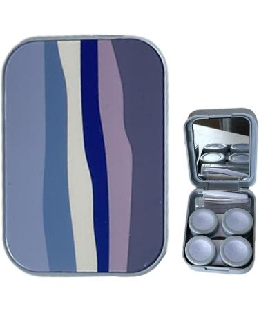 Travel Contact Case - Contact Lens Storage Box Contact Lens Holder Kit Contact Box with Tweezers Solution Bottle for Daily and Outdoor Use Pochy Purple - Buy Online on GoSupps.com