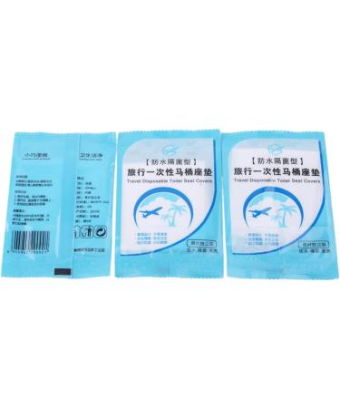 50pcs Disposable Paper Toilet Seat Covers Waterproof Antimicrobial Toilet Paper Pad For Travel - Buy Online on GoSupps.com