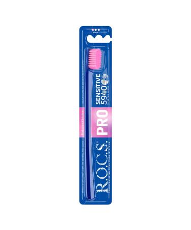 ROCS Toothbrush PRO Sensitive | Extra Soft Bristles for Sensitive Teeth - Best eCommerce for International Shipping - Buy Online on GoSupps.com