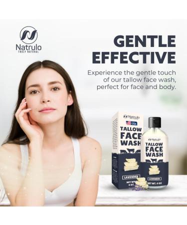 Beef Tallow Soap All Natural Grass Fed Tallow Face Wash Moisturizing, Exfoliating Face Cleanser Great for Eczema, Dry, Itchy, Sensitive Skin Handcrafted Bath Soap for Adults, Kids, Made in USA - Buy Online on GoSupps.com