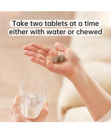 HANFANGLING Natural Energy Supplement 800mg - 60 Heart-Shaped Tablets | Ginseng, Maca, Astragalus for Fatigue Relief & Immunity Support | Vegan, Caffeine-Free, Daily Vitality Booster - Buy Online on GoSupps.com