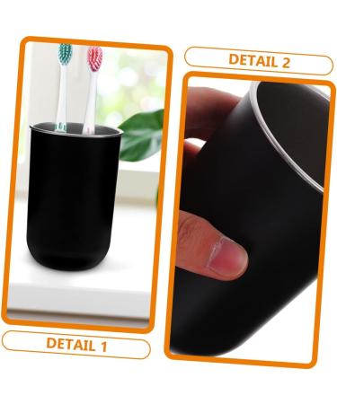 8 Pack Stainless Steel Mouthwash Cups - Travel Toothbrush Holder & Bathroom Accessories - Rustproof Simple Design 4 Colors - 12x8cm - Buy Online on GoSupps.com