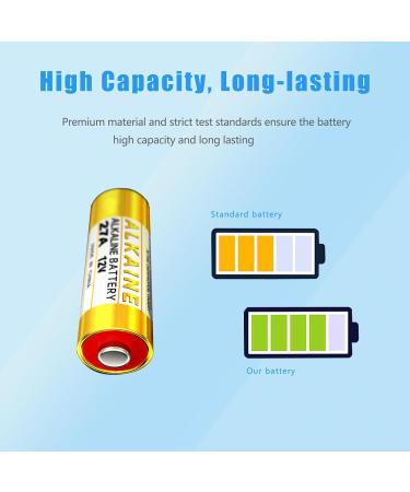 A27 Battery - Long-Lasting 12V Alkaline Batteries (5 Pack) for Doorbells & Remotes - Buy Internationally - Buy Online on GoSupps.com