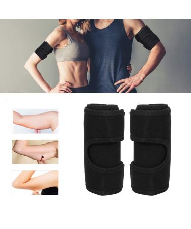 Lv.Life Arm Cutter Weight Loss Slim Wraps - Neoprene Compression Straps for Men & Women | Fast Fat Burning Upper Arm Shaper (Black) - Buy Online on GoSupps.com