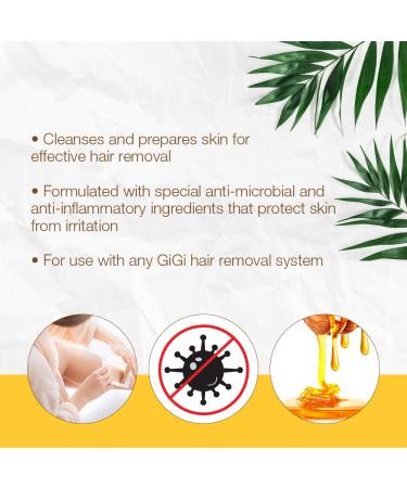 GiGi Pre Hon Pre-Epilation Solution - 8 oz | Hair Waxing Prep - Buy Online on GoSupps.com