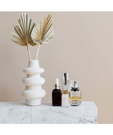 Refillable Glass Perfume Bottle Set - 4 Eco-Friendly Bamboo Lid Containers for Travel & Cosmetics | Essence Beings - Buy Online on GoSupps.com