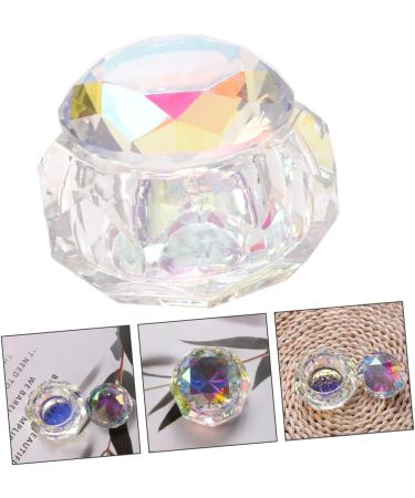 minkissy Crystal Glass Nail Sequin Storage Holder Nails Glass Dish Nail Art Cup Nail Dappen Dish Ring Holder Nail Art Dappen Cup Glass Container Nail Dish Liquid Nail Polish Remover - Buy Online on GoSupps.com