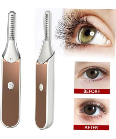 Beaupretty Eyelash Curler Electronic Eyelashes Curler Mini Natural Eye Lashes Curling Heated Lash Curler USB Lash Curler Eyelashes Curling Pen Cosmetology Kit Eyelash Clips Chargeable Tool 14.2X2.4cm - Buy Online on GoSupps.com
