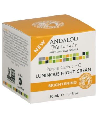 Andalou Naturals Night Cream - Purple Carrot + C for Radiant Skin | Buy Internationally - Buy Online on GoSupps.com