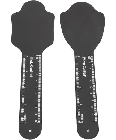 2Pcs Intraoral Photo Contraster Dental Background Board Orthodontic Photographic Contraste Long Handle Ral Photo Background Board with Scale - Buy Online on GoSupps.com