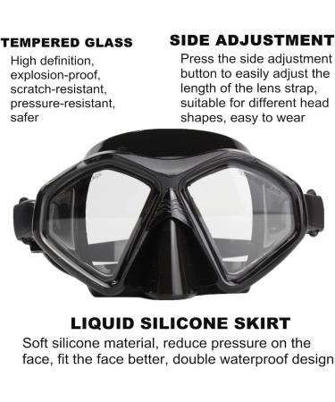 DIPUKI Snorkeling Gear Set for Adults - Diving Mask, Snorkel, Fins - Ideal for Scuba, Swim, Snorkeling - Men and Women - BLACK L/XL (US9-13 EU42-47) - Buy Online on GoSupps.com