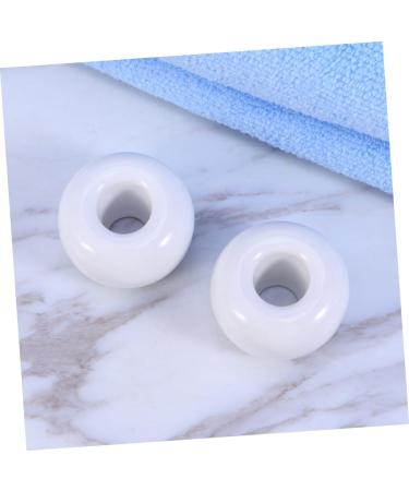 Cabilock Cute Round Toothbrush Holder - 9 Pcs Hygienic Storage for Braces Lovers - White Medium Toothbrush Organizer - Buy Online on GoSupps.com