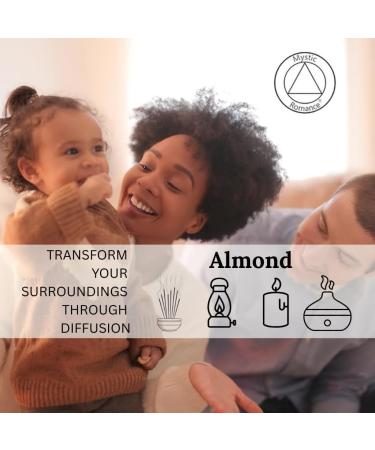 Mystic Romance Almond Aroma Oil Blend Waterless Diffuser Diffuser Aroma Oil Blends Made in USA (60ml) - Buy Online on GoSupps.com