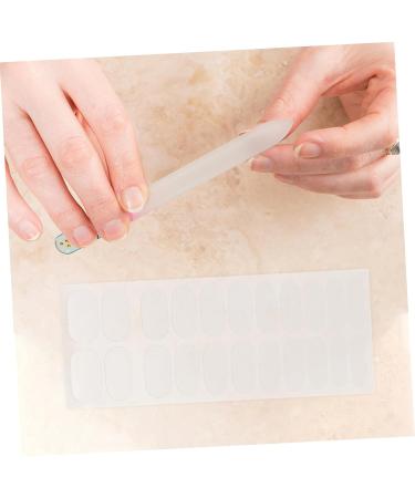 Beaupretty 6 Sheets Nail Patch Transparent Nail Polish Nail Art Stickers Clear Nail Polish Sheer Nail Polish Nail Kits Nail Sticker Gels Manicure Kit Polish Pops Nail Wraps Double Sided Tape - Buy Online on GoSupps.com