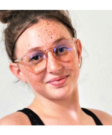 Blue Light Blocking Glasses "Sam" for Men & Women - Anti Eye Strain Perfect for Computer Gaming & TV - Available in 4 Colors including Rose - Buy Online on GoSupps.com