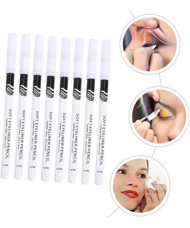 Outanaya 24pcs Eyeliner Pencil Liner Pencil Makeup Iluminador De Maquillaje Brow Pencil Wooden Pole White - Buy Online on GoSupps.com