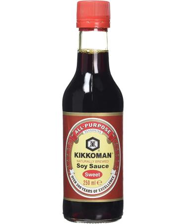 Kikkoman Soy Sauce Bundle of 2 with World Food Shop Scoop (Sweet Soy Sauce 250ml and Sushi & Sashimi Soy Sauce 250ml) - Buy Online on GoSupps.com