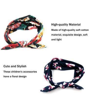 7Pcs Baby Headbands - Soft Cotton Elastic Hair Bands for Newborns | Large Loop & Wide Nylon Straps - Buy Online on GoSupps.com