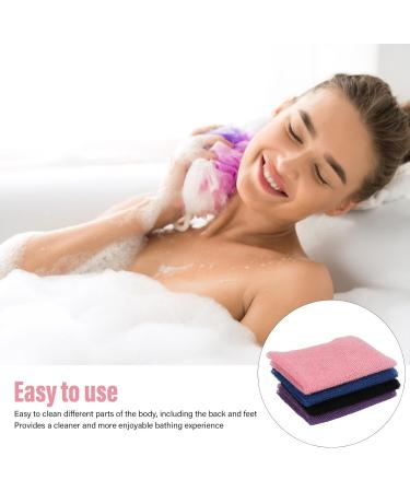 Exfoliating Washcloth Towel | Body Scrubber & Exfoliator | Best Exfoliating Shower Towel & African Net Sponge for Smooth Skin - Buy Online on GoSupps.com