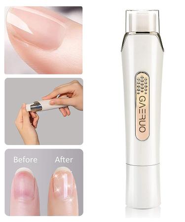 Premium Electric Manicure Pedicure Tool  Rechargeable Nail Buffer and Polisher  Easily File and Shine Fingernails  Toenails for Naturally Beautiful Looking Nails (Standard)
