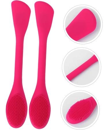 minkissy 2pcs Facial Cleansing Scrubber Manual Silicone Face Cleanser Silicone Facial Massager Silicone Facial Scrubber Facial Cleansing Brush Manual Face Scrubber Cleasing Milk Double Head - Buy Online on GoSupps.com