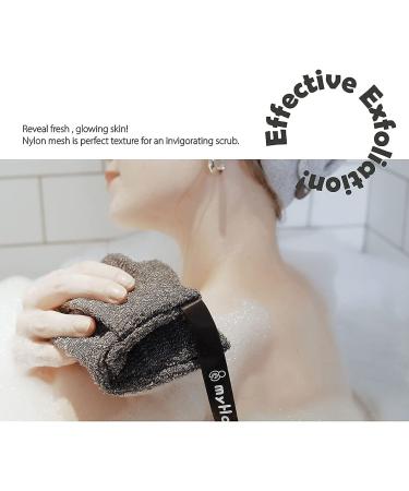 Exfoliating Soap Pocket & Scrubber Set - Graphite Gray | 2 Pack - Buy Online on GoSupps.com
