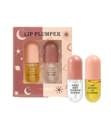 Browsluv Lip Plumper Kit - Instant Fuller Lips Serum, Hydrating Gloss, Day & Night Moisturizing - 3pcs - Buy Online on GoSupps.com