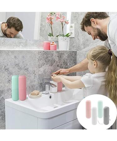 Buy Ssyang Travel Toothbrush Case - 4-Piece Toothbrush Storage Box for Camping & Outdoors - Buy Online on GoSupps.com