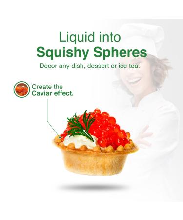 Sodium Alginate 100% Food Grade 8 Oz - Natural Thickening Powder & Gelling Agent for Cooking - Buy Online on GoSupps.com